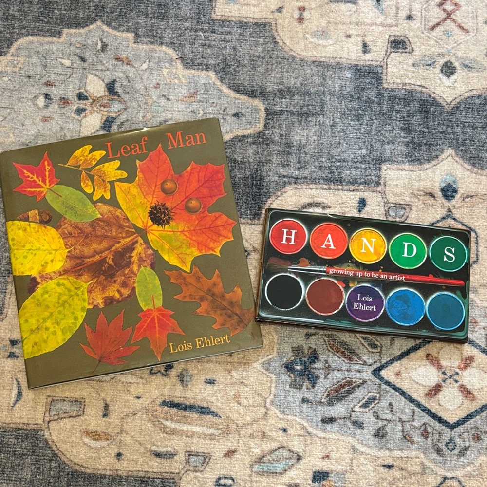 Leaf Man and Hands Book Set by Lois Ehlert, beautiful
